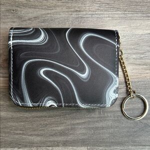 NWT Marble Card Wallet Keychain